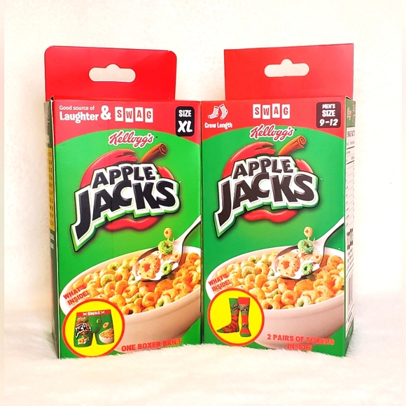 Swag Underwear & Socks Apple Jacks 3 Piece Mens Boxer Brief And Sock Bundle Poshmark